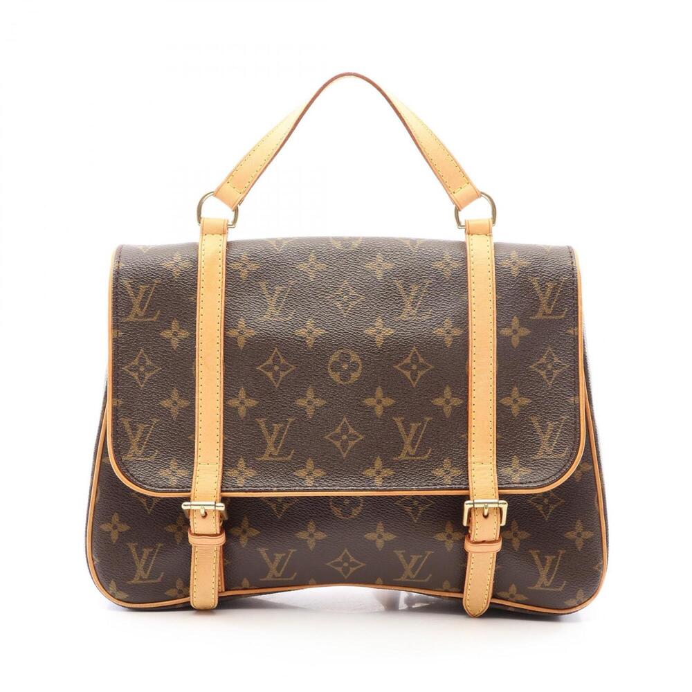 Louis Vuitton Marelle Sac Ad Monogram Backpack/Handbag, Coated Canvas and Lea...